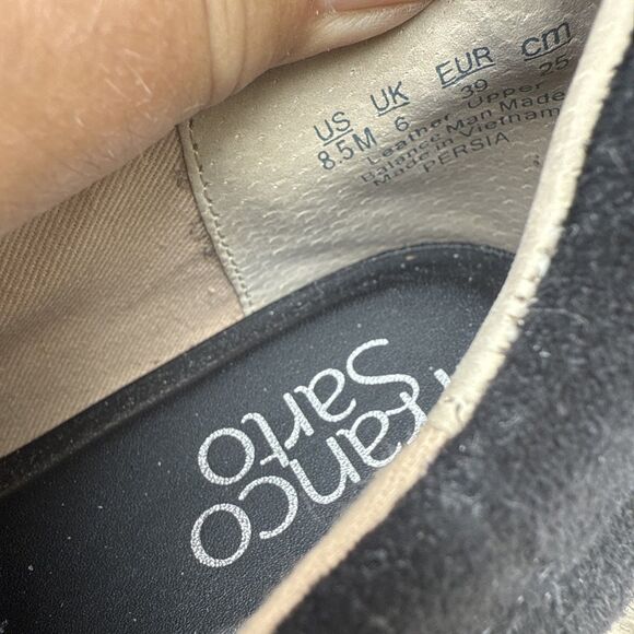 Franco Sarto Persia Loafers, Black Suede, Women's 8.5 - Picture 6 of 7